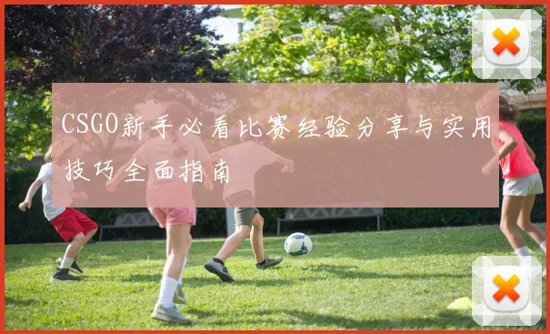 CSGO新手必看比赛经验分享与实用技巧全面指南