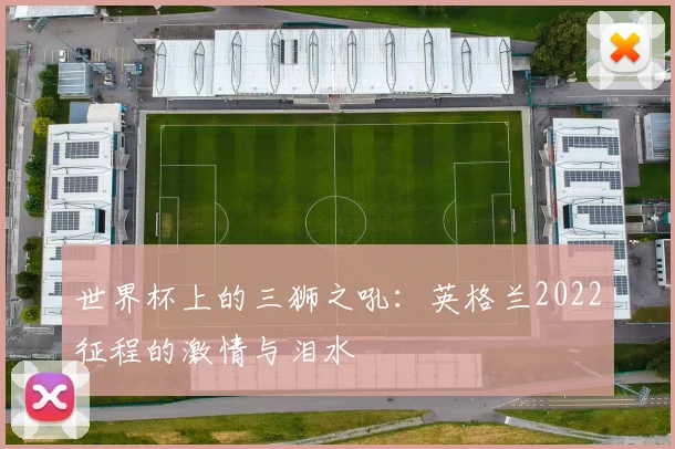 世界杯上的三狮之吼：英格兰2022征程的激情与泪水