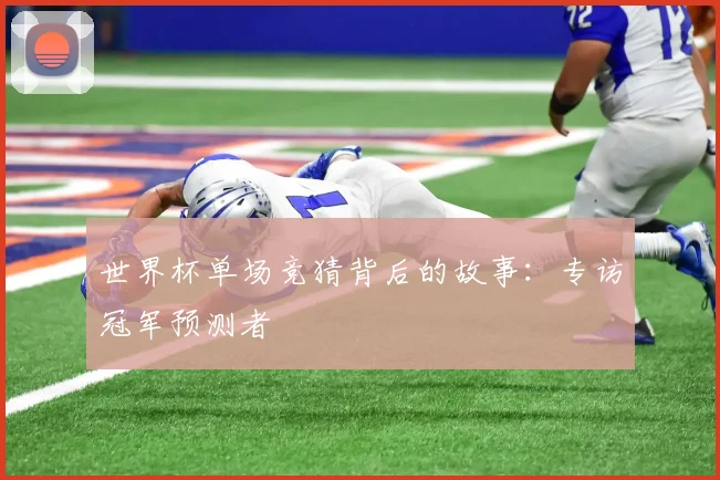 世界杯单场竞猜背后的故事:专访冠军预测者
